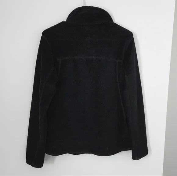 Patagonia Snap-T Black Fleece Jacket Pullover Women's Medium Outdoors Hiking - Picture 3 of 7